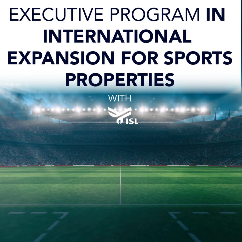 Executive program in international expansion for sports properties